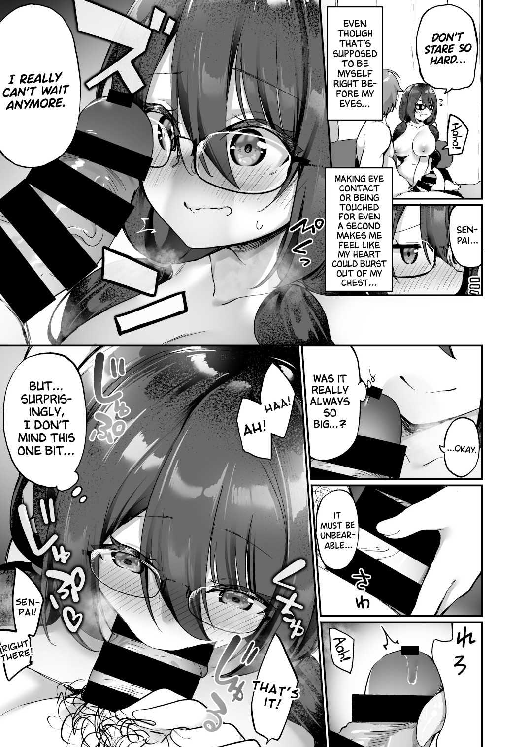 Hentai Manga Comic-I Ended Up Changing Bodies With The big Breasted Yandere Kouhai Who Gets Turned On From Simply Hearing My Voice-Read-36